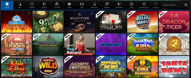 Betway Casino Game Titles